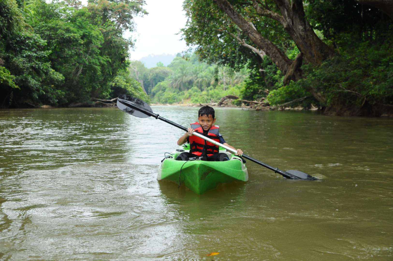 Crystal-clear rainforest river, the Little Amazon of Terengganu